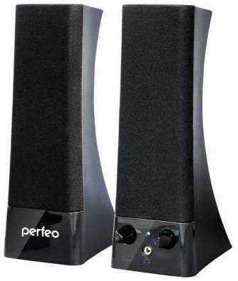 Колонки Perfeo Tower PF-532 2x3 Вт USB черный 203304735
