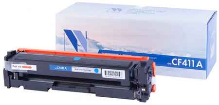 Картридж NV-Print CF411A для HP Laser Jet Pro M477fdn/M477fdw/M477fnw/M452dn/M452nw голубой 2300стр 203304891