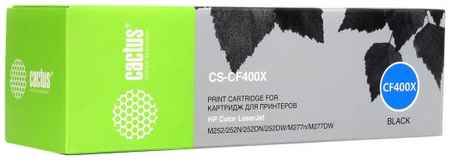 Картридж Cactus CS-CF400X для HP Color LaserJet Pro M252dw Color LaserJet Pro M252n Color LaserJet Pro M277dw Color LaserJet m 203313402