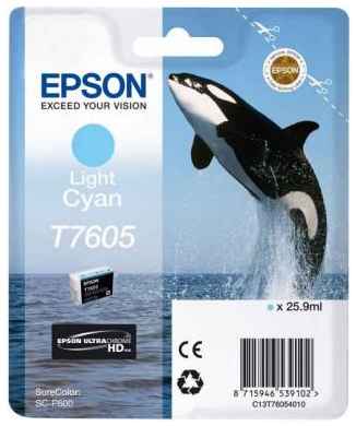 Картридж Epson C13T76054010 для Epson SC-P600 голубой 203313647