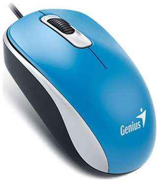 Мышь проводная Genius DX-110 синий USB