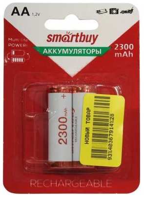 Аккумулятор Smart Buy SBR-2A02BL2300 2300 mAh AA 2 шт 203323655