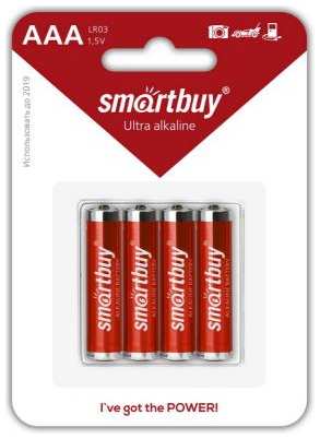 Smart Buy Батарейки Smartbuy SBBA-3A04B AAA 4 шт 203329042