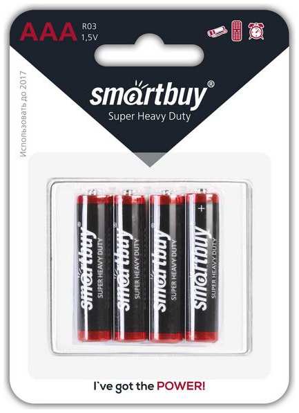 Smart Buy Батарейки Smartbuy SBBZ-3A04B AAA 4 шт 203329047