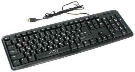 Клавиатура проводная Oklick 180M USB черный 203331818