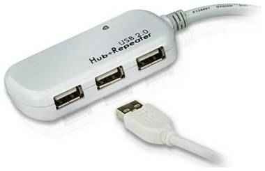 Концентратор USB ATEN UE2120H 4порта USB2.0 черный 203341876