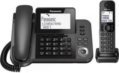 Радиотелефон DECT Panasonic KX-TGF320RUM черный