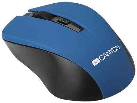 Мышь беспроводная Canyon CNE-CMSW1BL синий USB