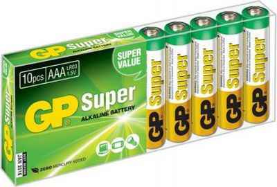 Батарейки GP Super Alkaline AAA 10 шт 24A-B10