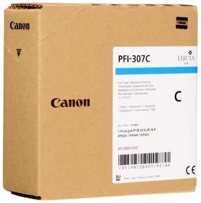 Картридж Canon PFI-307 C для iPF830/840/850 9812B001