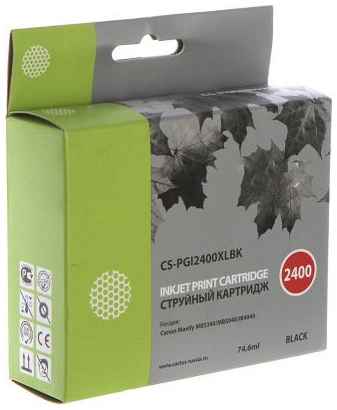 Картридж Cactus CS-PGI2400XLBK для Canon MAXIFY iB4040/МВ5040/МВ5340