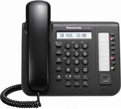 Телефон Panasonic KX-DT521RUB черный