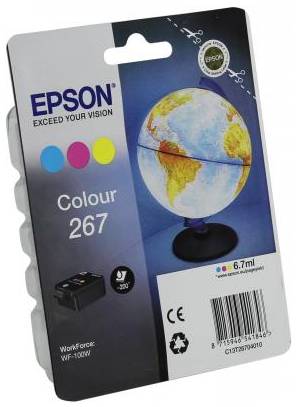 Картридж Epson C13T26704010 для WF-100 цветной