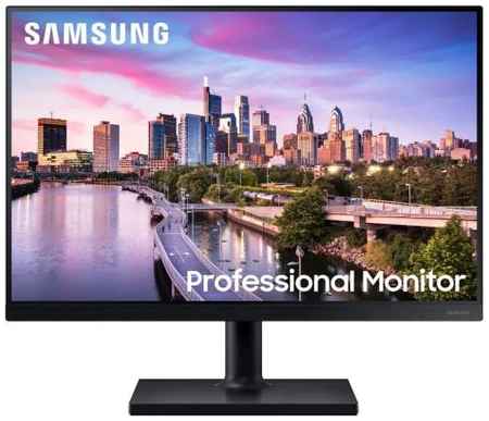 Монитор Samsung 24 F24T450GY черный IPS LED 16:10 DVI HDMI M/M матовая HAS Piv 250cd 178гр/178гр 1920x1200 DP FHD USB 5.5кг (RUS)