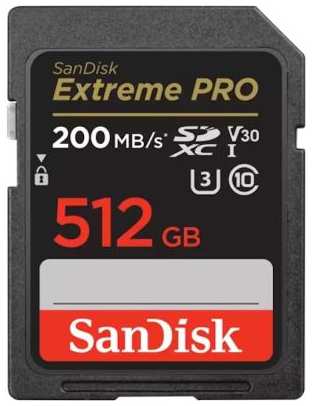 Карта памяти SD XC 512Gb SanDisk Extreme Pro SDSDXXD-512G-GN4IN 2034000835