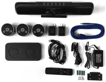Саундбар со встроенной камерой Infobit [iCam VB40] AV VB40 USB , All-in-One камера, спикер и микрофон, с 3мя микрофонами расширения