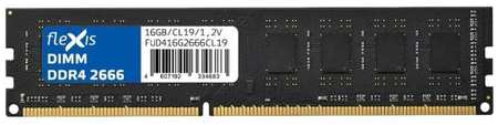 Оперативная память для компьютера 16Gb (1x16Gb) PC4-21300 2666MHz DDR4 DIMM CL19 Flexis FUD416G2666CL19 FUD416G2666CL19 2034002690