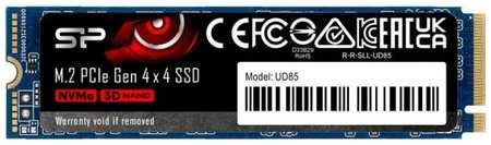 Накопитель SSD Silicon Power PCI-E 4.0 x4 250Gb SP250GBP44UD8505 M-Series UD85 M.2 2280