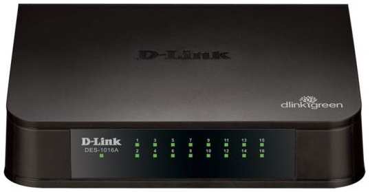 Коммутатор D-Link DES-1016A/E2A 16x100Mb неуправляемый 2034004784