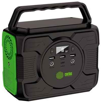 Мобильный аккумулятор Cactus CS-PCS144-EC5 40000mAh 2.1A 2xUSB черный/зеленый 2034007291