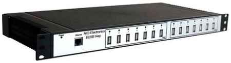 Nio-Electronics Сетевой USB концентратор, 14 внешних портов 2034010671