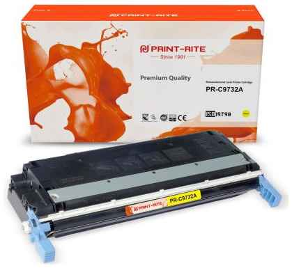 Картридж лазерный Print-Rite TRH216YPU1J PR-C9732A C9732A (13000стр.) для HP CLJ 5500/5550