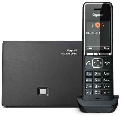 IP-телефон Gigaset COMFORT 550A IP FLEX RUS Чёрный 2034011792