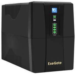 ИБП ExeGate SpecialPro UNB-800.LED.AVR.4C13.RJ.USB