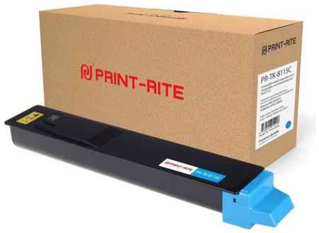 Картридж Print-Rite PR-TK-8115C для Mita Ecosys M8124cidn/M8130cidn 6000стр