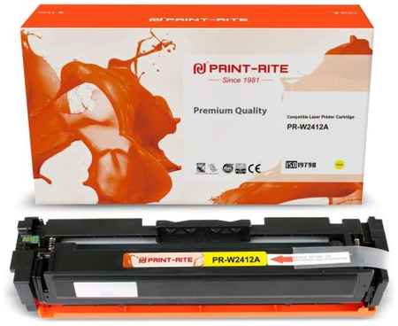 Картридж Print-Rite PR-W2412A для Color LJ Pro M155/MFP M182nw/M183fw 850стр Желтый 2034012649