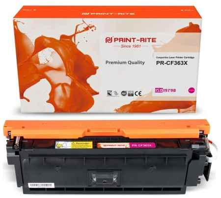 Картридж Print-Rite PR-CF363X для CLJ M552dn/M553dn/M553N/M553x 9500стр Пурпурный