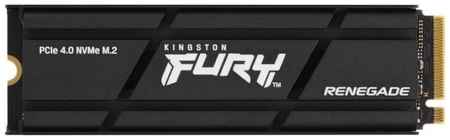 Твердотельный накопитель SSD M.2 500 Gb Kingston Fury Renegade Read 7300Mb/s Write 3900Mb/s 3D NAND TLC SFYRSK/500G