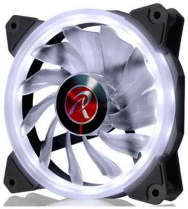 RAIJINTEK IRIS 12 0R400039(Singel LED fan, 1pcs/pack),12025 LED PWM fan, O-type LED brings visible color& brightness, Anti-vibration rubber pads