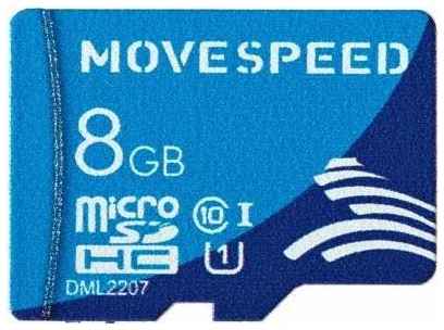 MicroSD 8GB Move Speed FT100 Class 10 без адаптера 2034014681