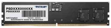 Оперативная память для компьютера 16Gb (1x16Gb) PC5-41600 5200MHz DDR5 DIMM Unbuffered CL42 Patriot Signature PSD516G520081 2034015082