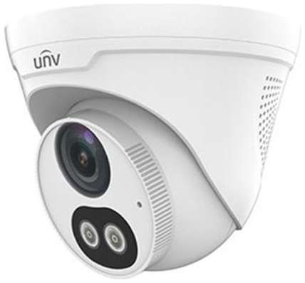 Uniview Видеокамера IP купольная, 1/2.8 2 Мп КМОП @ 30 к/с, ColorHunter, ИК-подсветка и подсветка видимого спектра до 30м., EasyStar 0.003 Лк @F1.6