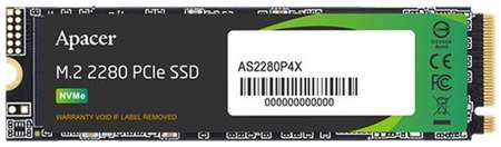 Твердотельный накопитель SSD M.2 1 Tb Apacer AS2280P4 Read 2100Mb/s Write 1700Mb/s 3D NAND AP1TBAS2280P4X-1