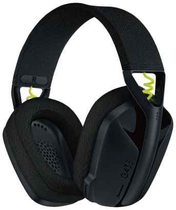 Гарнитура/ Logitech Headset G435 LIGHTSPEED Wireless Gaming BLACK- Retail 2034015359