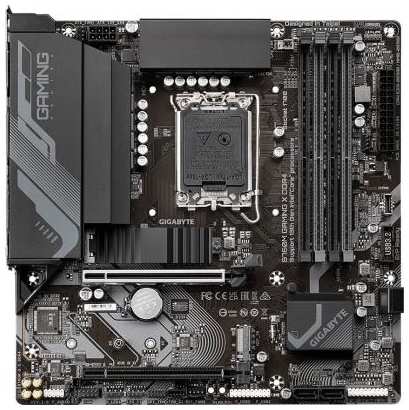 Материнская плата Gigabyte B760M GAMING X DDR4 Soc-1700 Intel B760 4xDDR4 mATX AC`97 8ch(7.1) 2.5Gg RAID+HDMI+DP