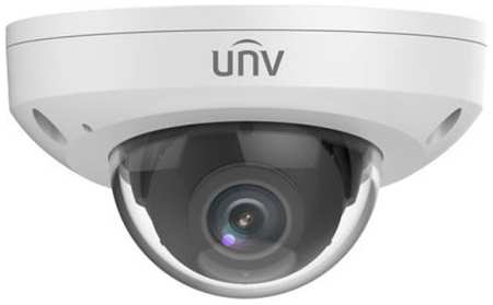 Uniview Видеокамера IP купольная антивандальная, 1/3 4 Мп КМОП @ 30 к/с, ИК-подсветка до 30м., LightHunter 0.003 Лк @F1.6, объектив 2.8 мм, WDR, 2D/3
