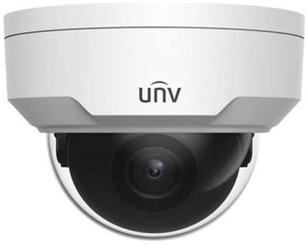 Uniview Видеокамера IP купольная антивандальная, 1/3 4 Мп КМОП @ 30 к/с, ИК-подсветка до 30м., 0.01 Лк @F2.0, объектив 4.0 мм, DWDR, 2D/3D DNR, Ultra