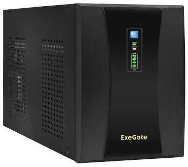 Exegate EX292615RUS ИБП ExeGate SpecialPro UNB-3000.LED.AVR.2SH.4C13.RJ.USB<3000VA/1800W,LED, AVR,2*Schuko+4*C13,RJ45/11,USB, металлический корпус 2034018163