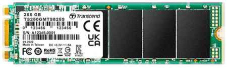 Твердотельный накопитель SSD M.2 Transcend 250Gb MTS825 (SATA3, up to 500/330MBs, 3D NAND, 90TBW, 22x80mm) 2034018917