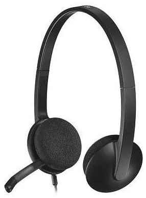 Гарнитура Logitech Headset H340 черный 2034019308