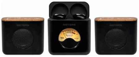 Комплект (наушники беспроводные LINX и колонки LINX-BT-SPK ) Meters LINX Stereo Speaker System,черные 2034019404