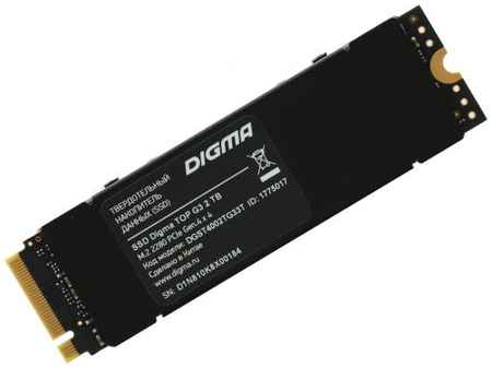 Твердотельный накопитель SSD M.2 2 Tb Digma DGST4002TG33T Read 7400Mb/s Write 6700Mb/s 3D NAND TLC 2034020676