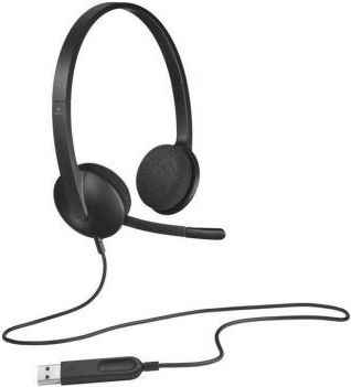 Гарнитура Logitech Stereo Headset H340 черный 981-000475 / 981-000509