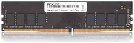 Оперативная память для компьютера 4Gb (1x4Gb) PC4-25600 3200MHz DDR4 DIMM CL22 Foxline FL3200D4U22-4G FL3200D4U22-4G 2034021685
