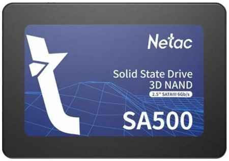 Netac SSD SA500 480GB 2.5 SATAIII 3D NAND, R/W up to 520/450MB/s, TBW 240TB, 3y wty 2034022307