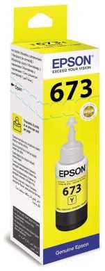 Чернила Epson C13T673498, для Epson L800, Epson L805, Epson L810, Epson L850, Epson L1800, желтый 2034022500